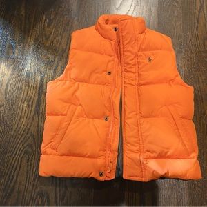 POLO by Ralph Lauren down filled Size S Water Repellant Ski Vest.